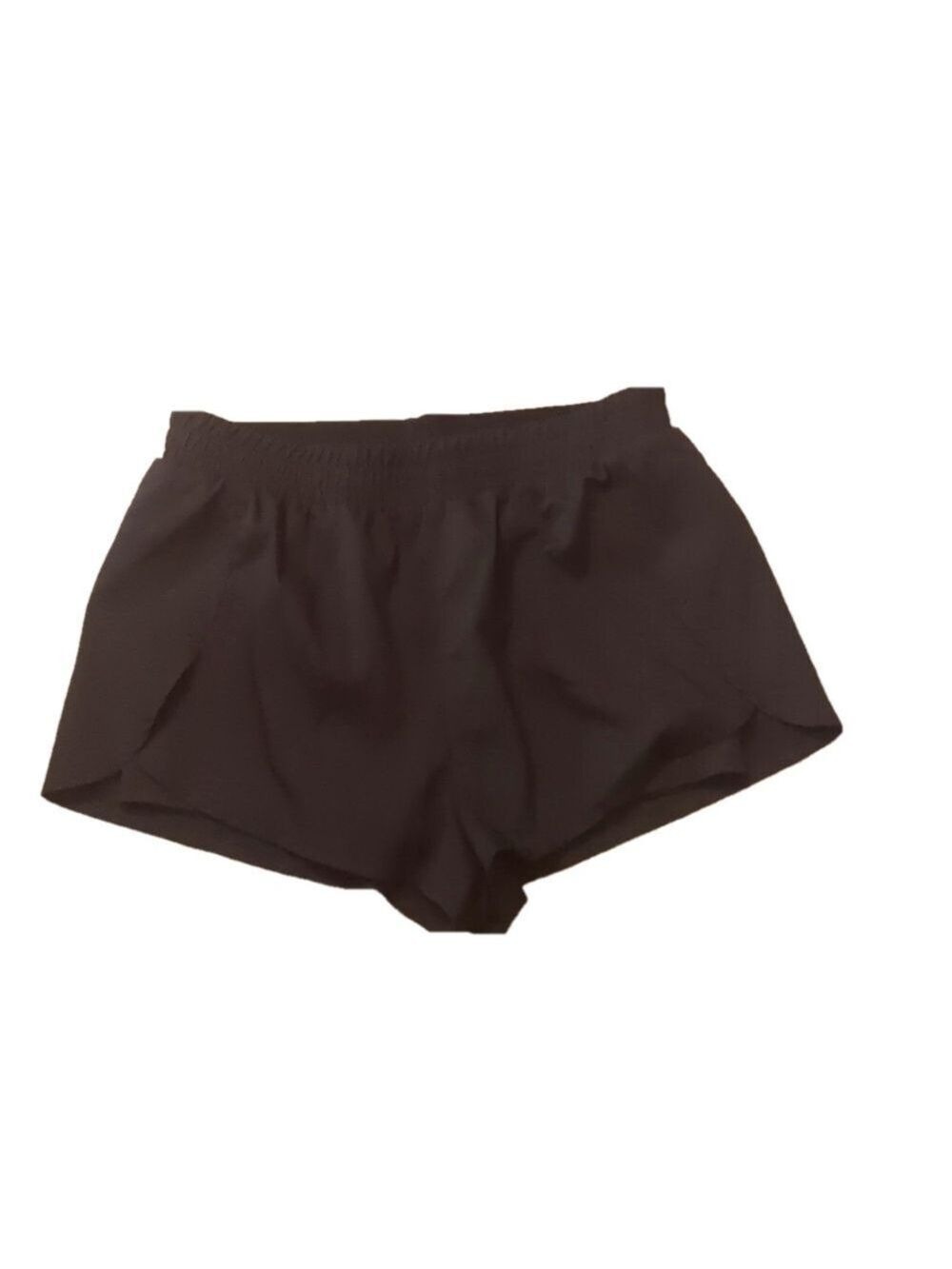 Girlfriend collective black trail 2 in 1 shorts size medium